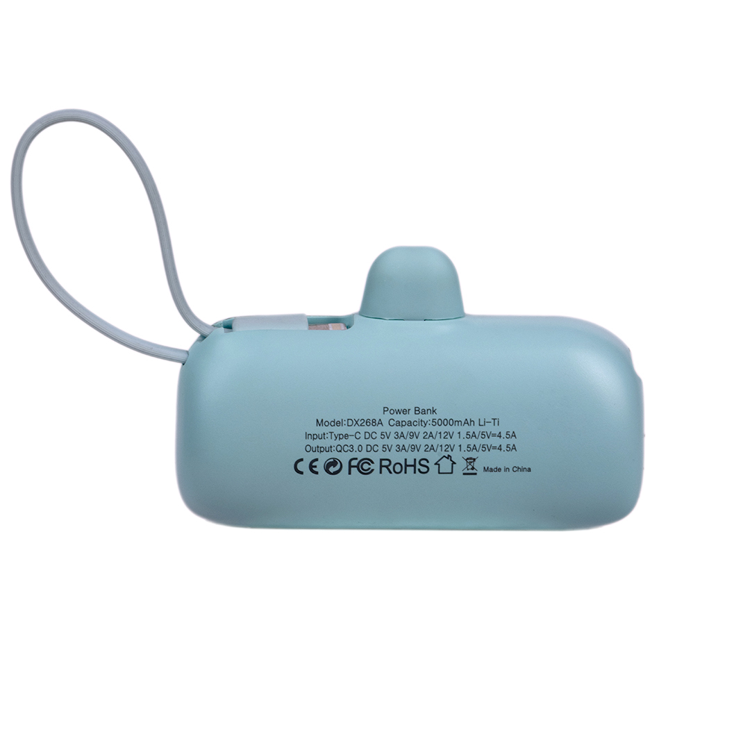پاوربانک فوربری مدل DX268A ظرفیت 5000 میلی آمپر ساعت
