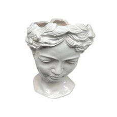 گلدان سرامیکی طرح زن رومی