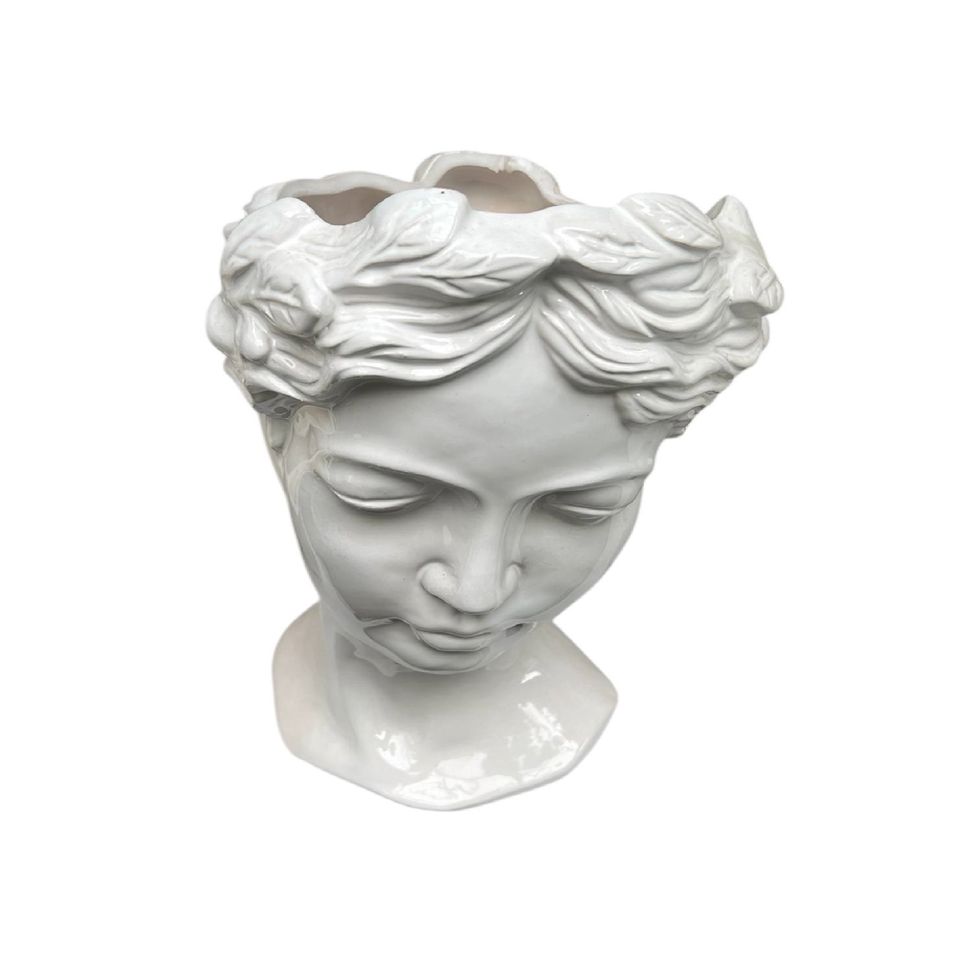 گلدان سرامیکی طرح زن رومی