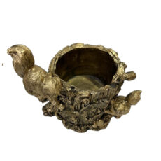 گلدان  پلی استر طرح تنه درخت و سنجاب