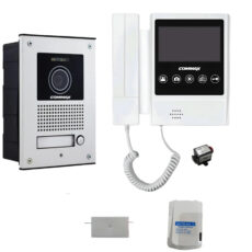 مجموعه دربازکن تصویری کوماکس مدل 43PMI-U یک واحدی به همراه محافظ ولتاژ مانیتور