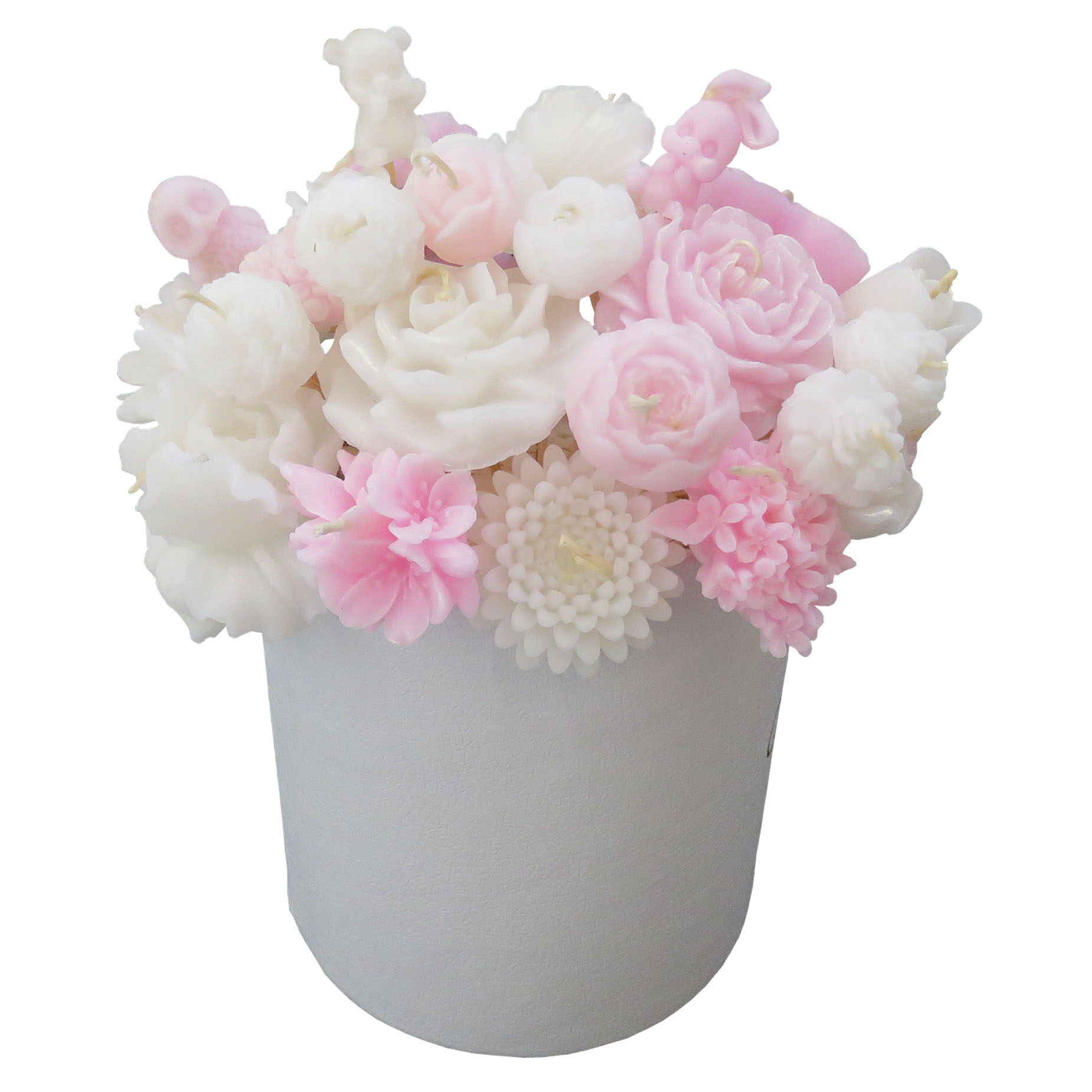 شمع مدل گل جاودان کد 1002