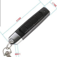 ریموت بلوتوثی دربازکن مدل black-pencil کد۴۳۳ مگاهرتز بسته 5عددی