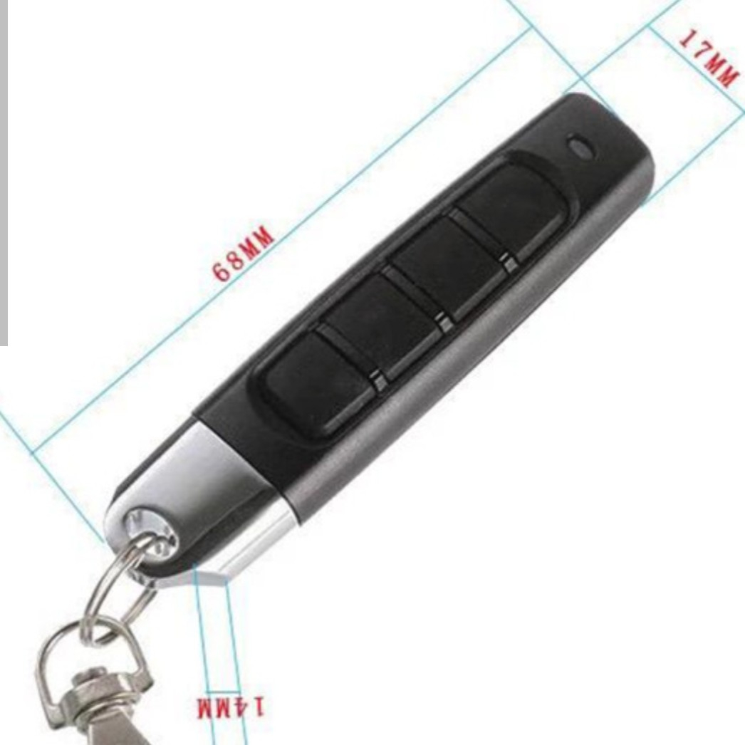 ریموت بلوتوثی دربازکن مدل black-pencil کد۴۳۳ مگاهرتز بسته 5عددی