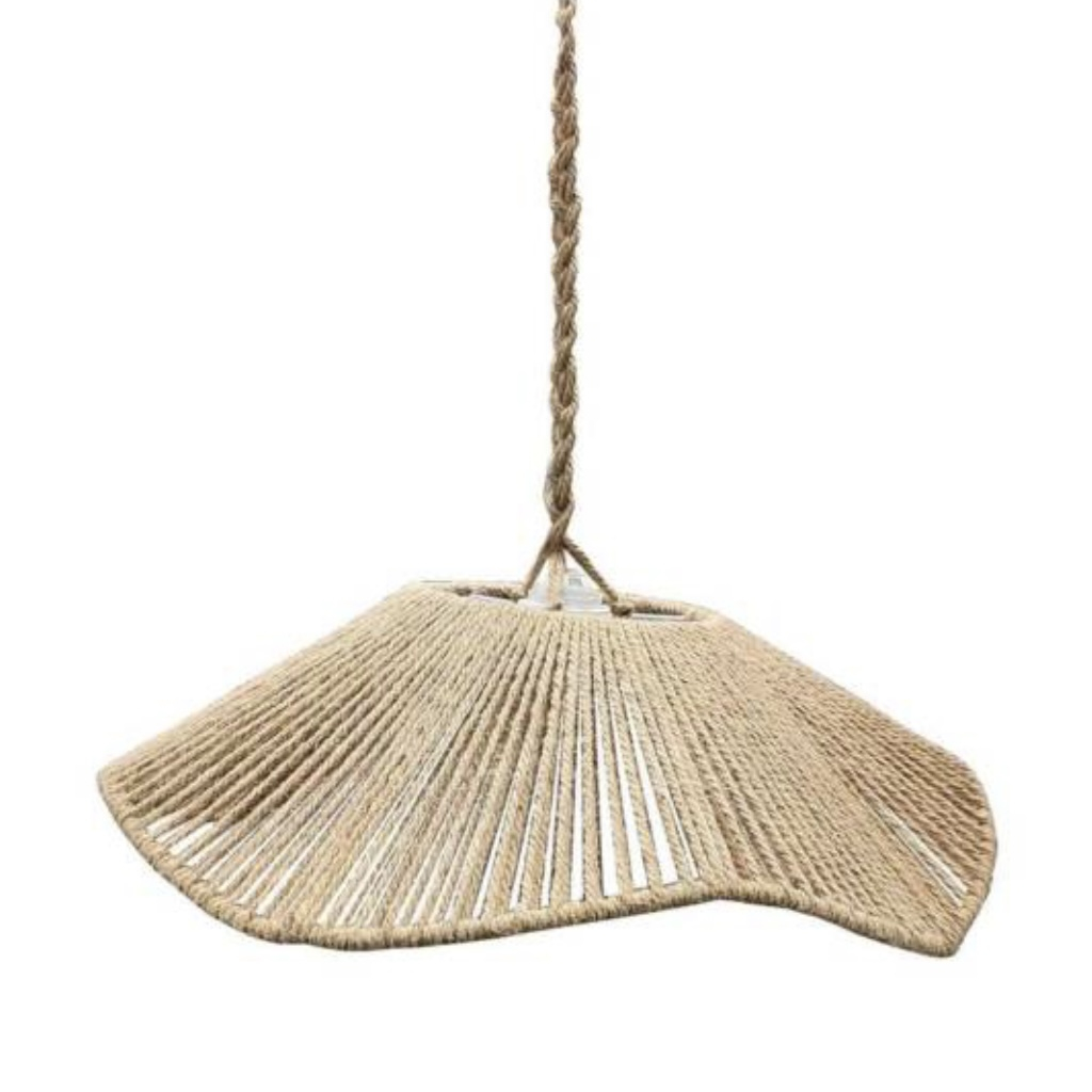 لوستر تزئینی مدل مکرومه دست ساز دفرمه کد 09