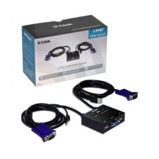 سوییچ 2 پورت USB KVM دی-لینک مدل KVM-222