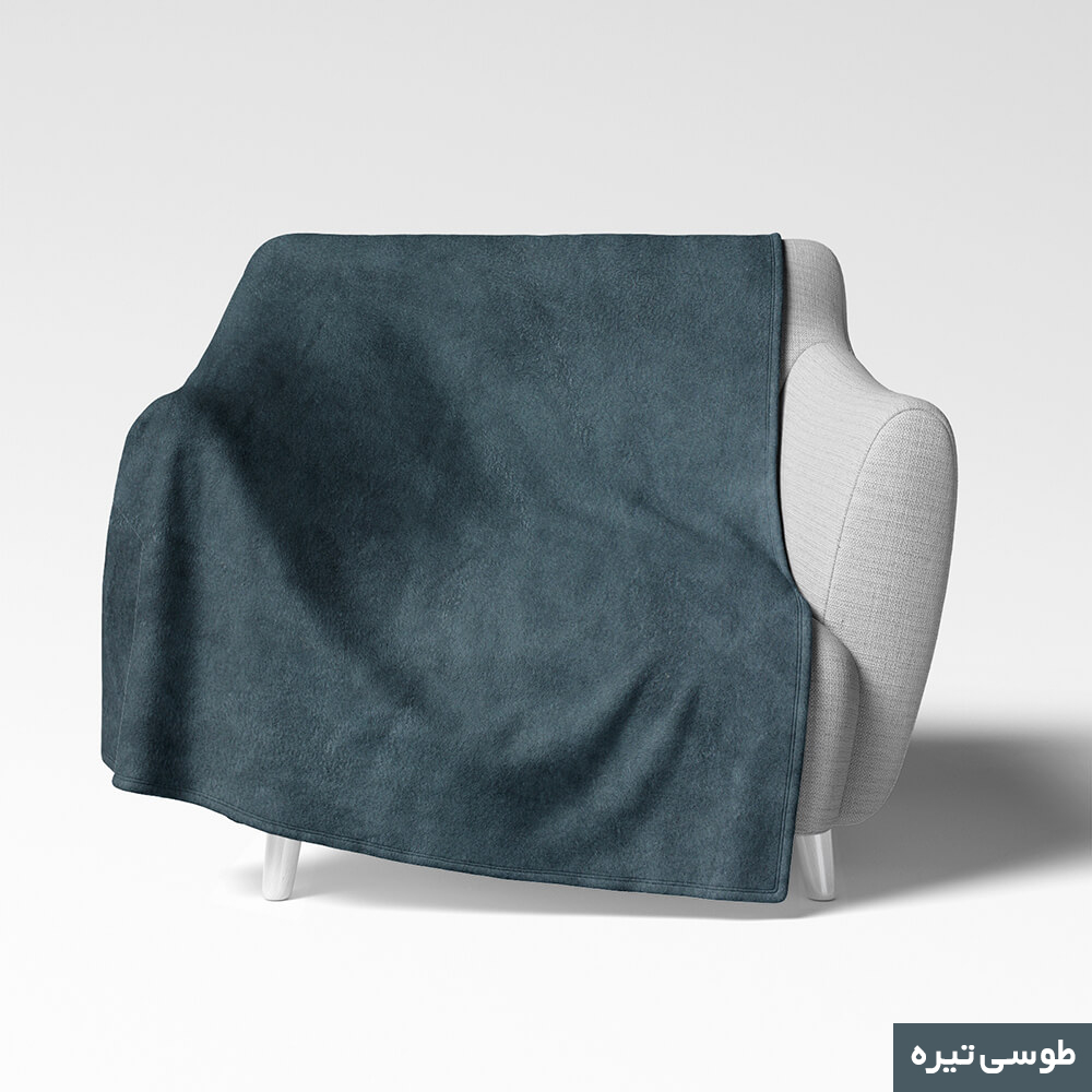 شال مبل شاران هوم مدل مخملی طرح ساده 400×180 سانتی متر