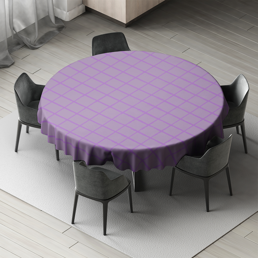 رومیزی طرح چهارخانه مدل D-0065