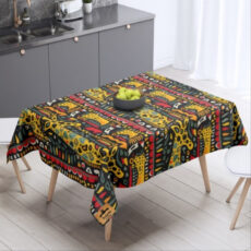 رومیزی برند رومیزی باز طرح مستطیل کد 11060 سایز ۲۰۰*۱۴۰ سانتی متر