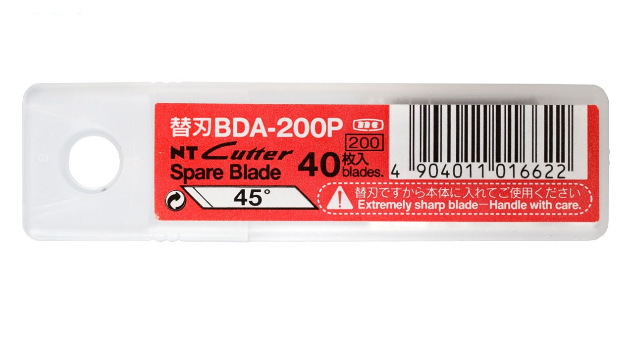 تیغ کاتر ان تی مدل BDA.200P بسته 40 عددی