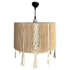 لوستر بافتنی مدل مراکشی هندسی کد 3520