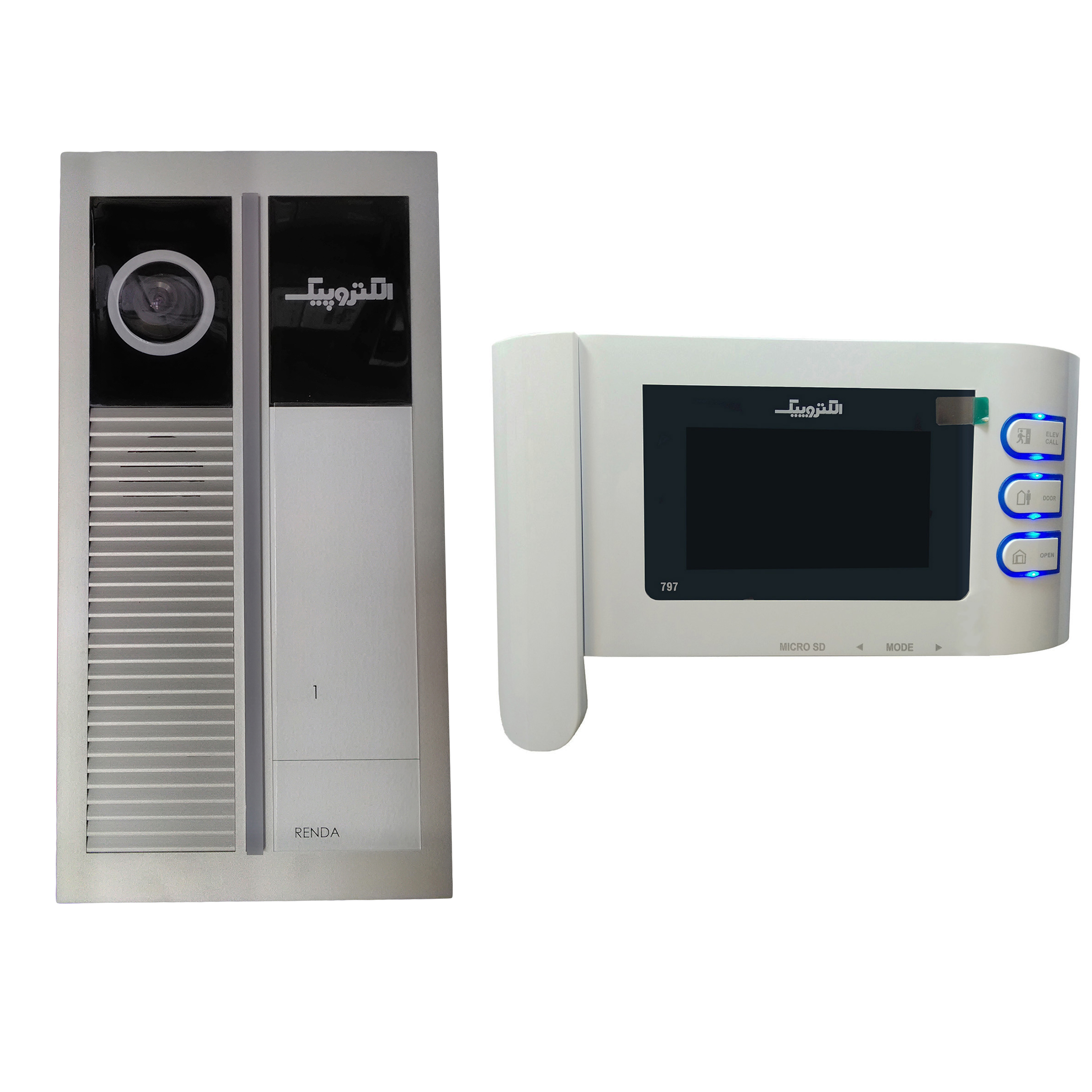 دربازکن تصویری الکتروپیک مدل 797 کد 1026 مجموعه 2 عددی