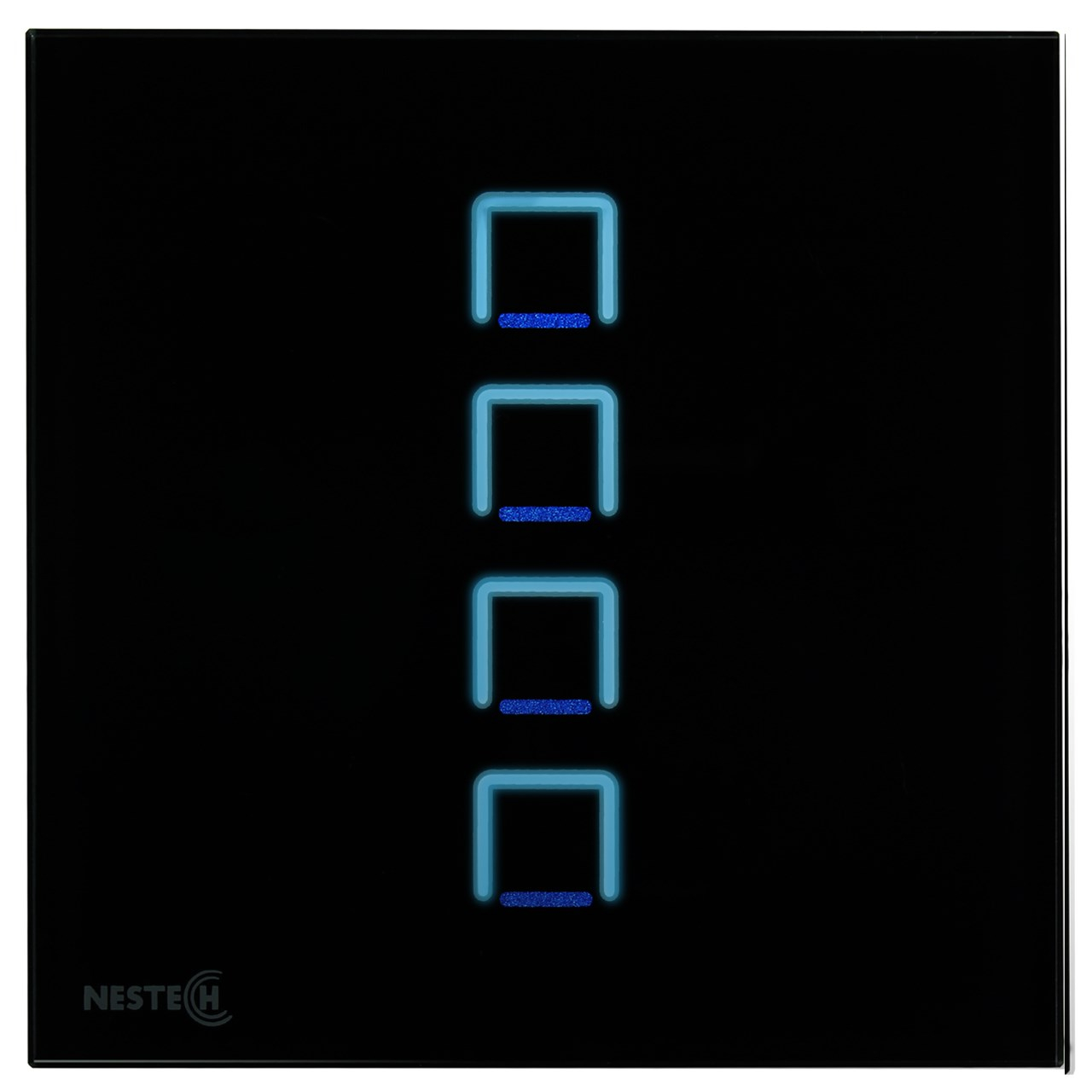 کلید لمسی هوشمند نستک مدل NE4-LS01B-G4