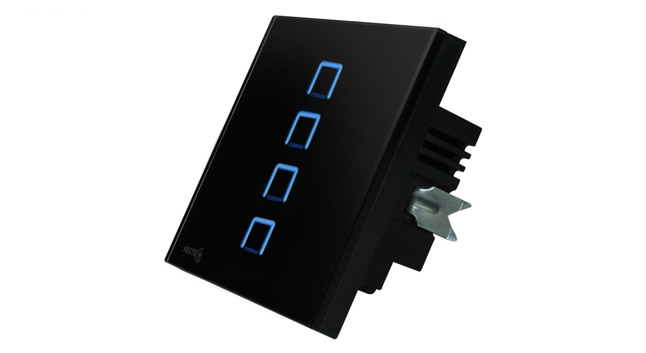 کلید لمسی هوشمند نستک مدل NE4-LS01B-G4