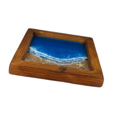 تابلو رزینی طرح دریا و ساحل