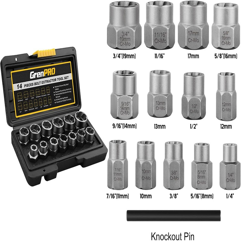 بکس پیچ هرز بازکن گرین پرو کد PRT-0011 بسته 14 عددی