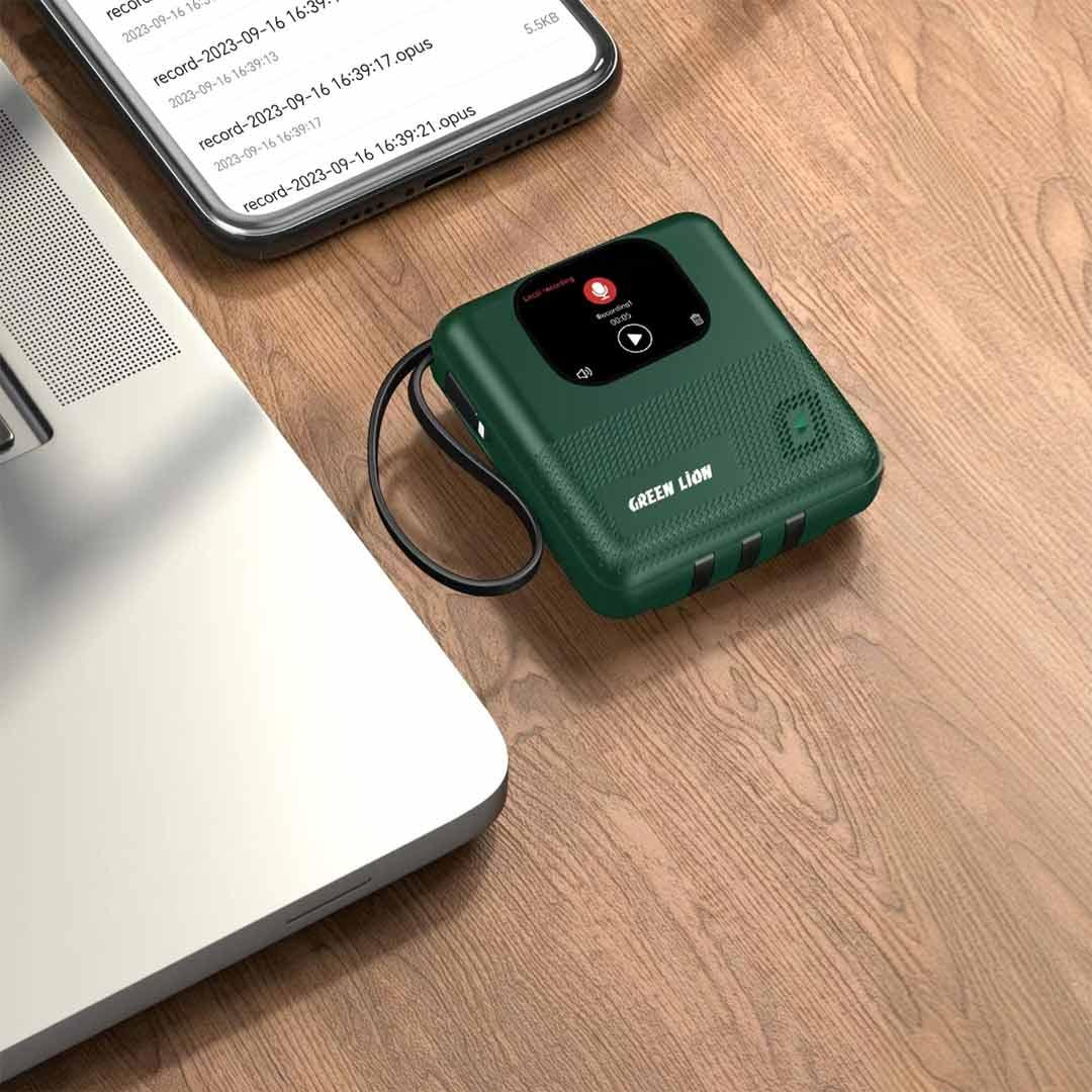 پاوربانک گرین لاین مدل Green Lion Smart Touch Screen ظرفیت 10000 میلی آمپرساعت