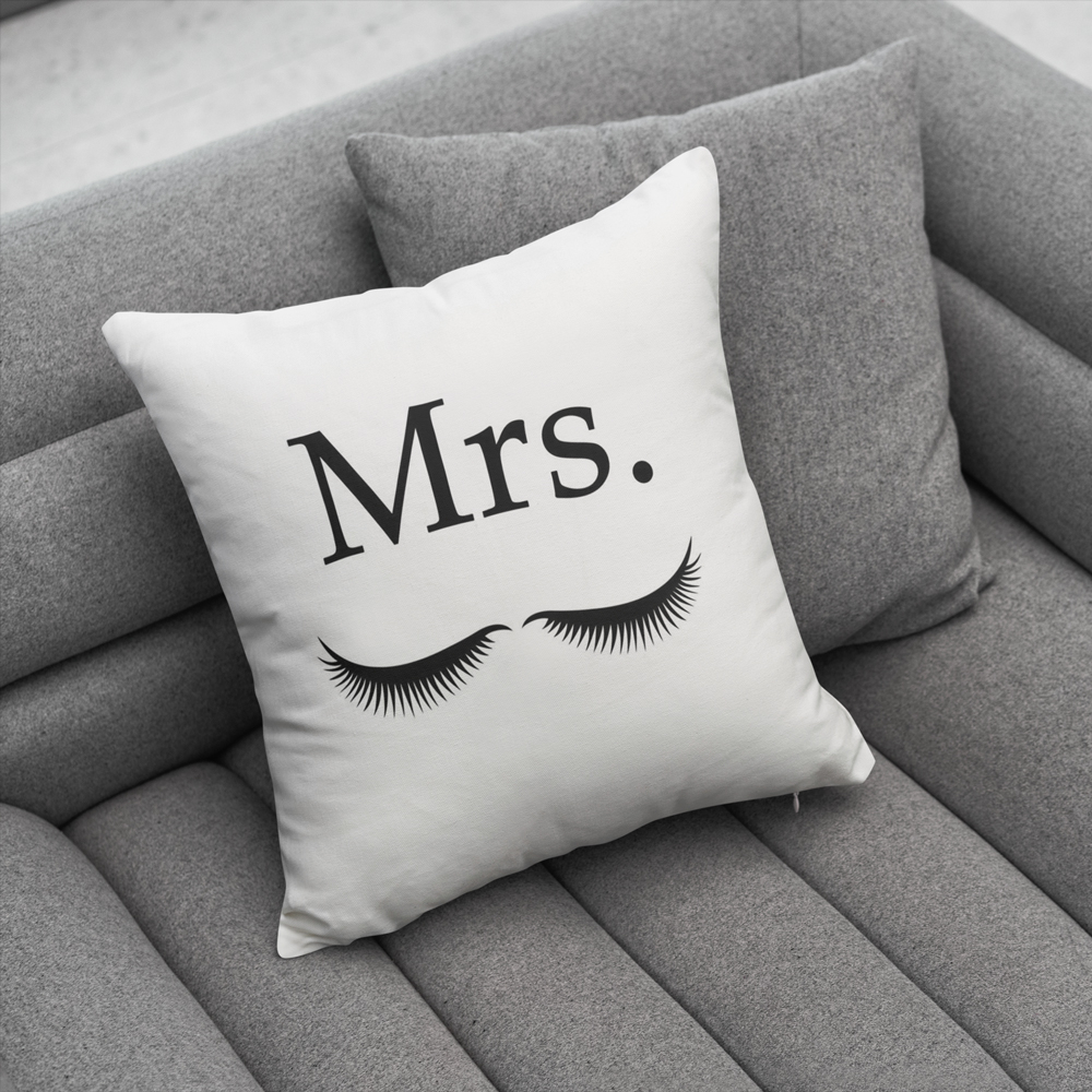 کوسن ناریکو طرح فانتزی مدل ست عاشقانه .Mr. , Mrs کد 02 مجموعه دو عددی