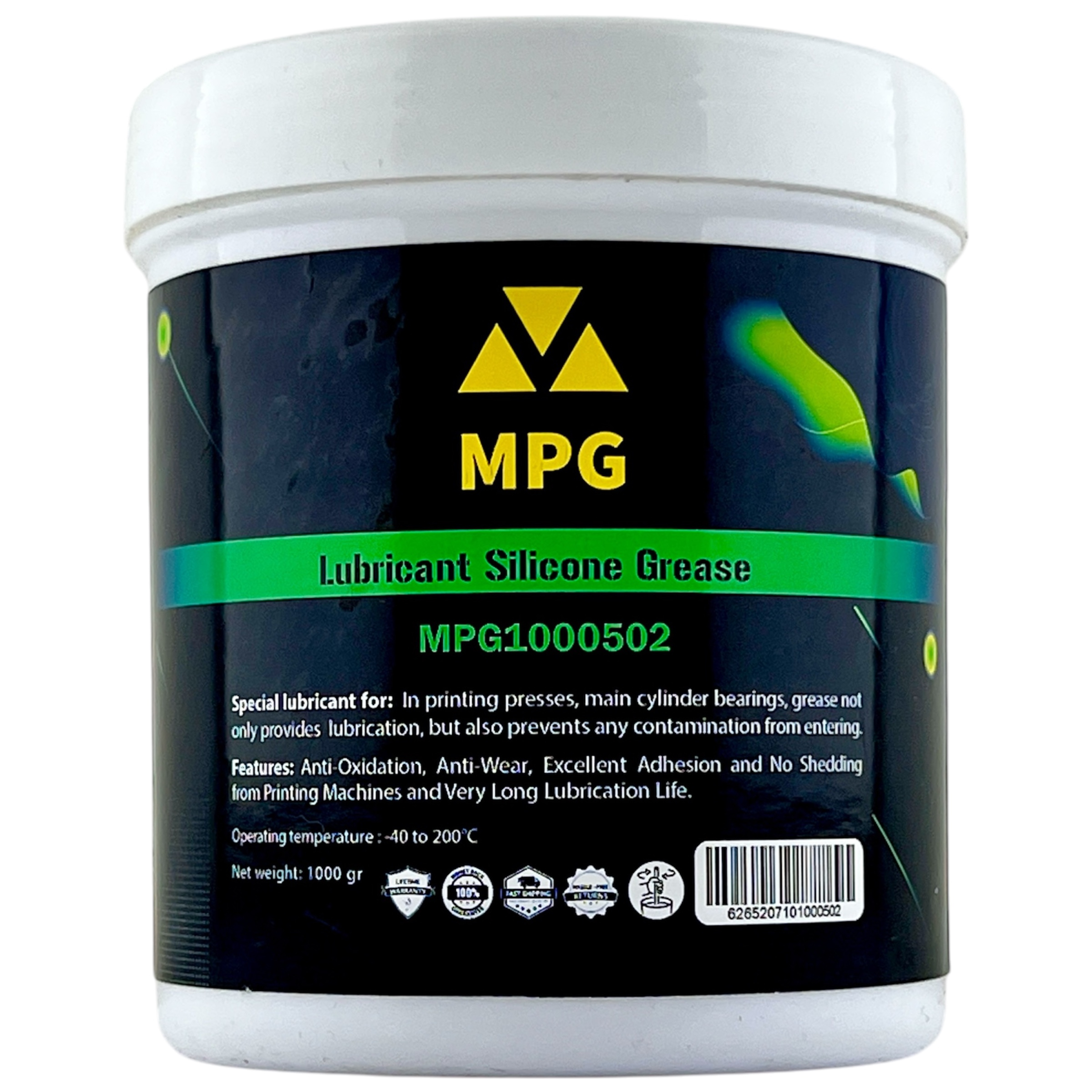 گریس سیلیکونی روانکار ام پی جی مدل 502 وزن 1000 گرم