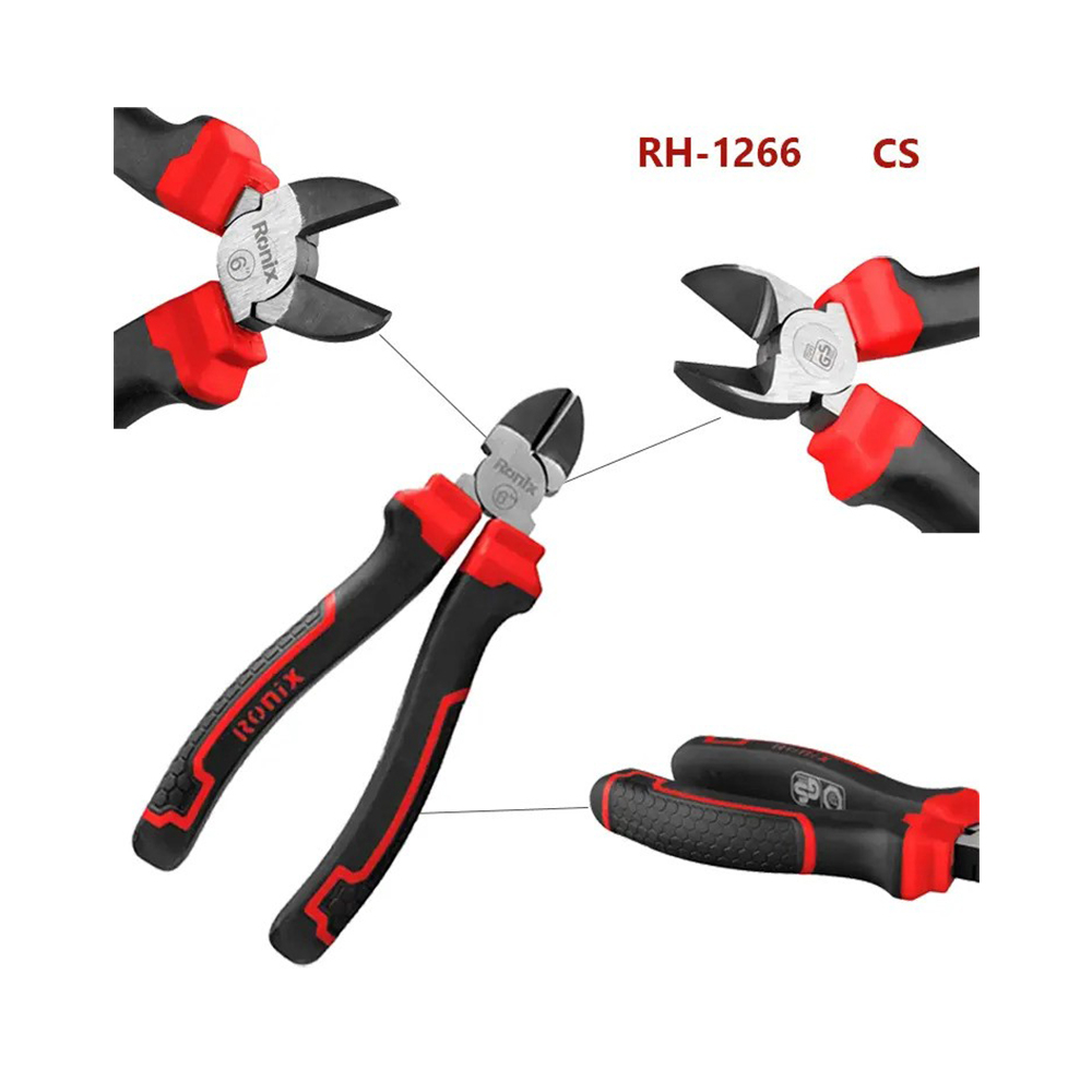 انبر سیم چین رونیکس مدل 1266RH سایز 6 اینچ