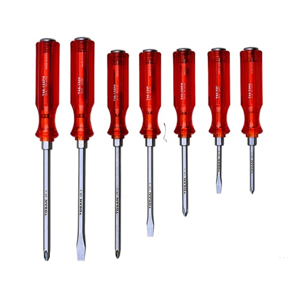 پیچ گوشتی ضربه خور توسن کد PZT-007 مجموعه 7 عددی