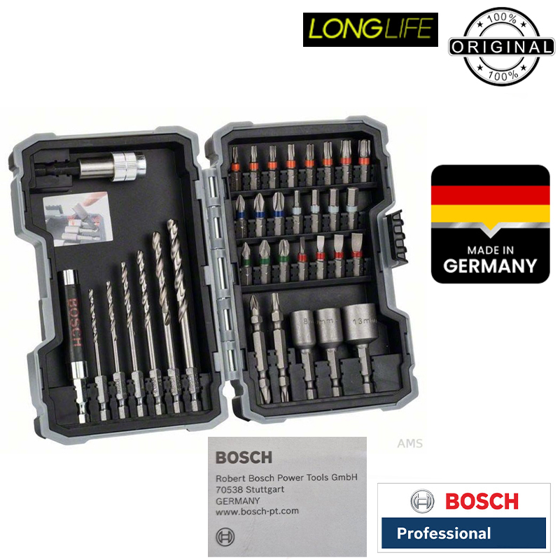 سری پیچ گوشتی و مته بوش مدل 2607017328 Box مجموعه 35 عددی