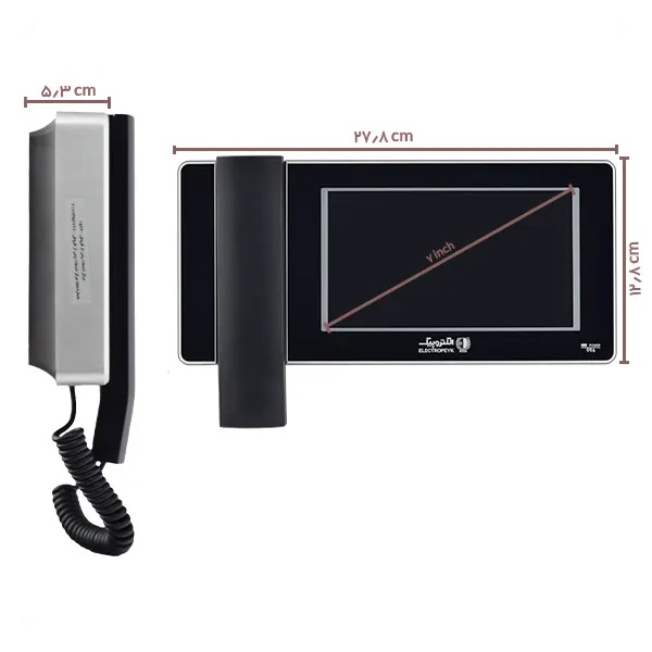 مانیتور دربازکن لمسی الکتروپیک مدل 996Black