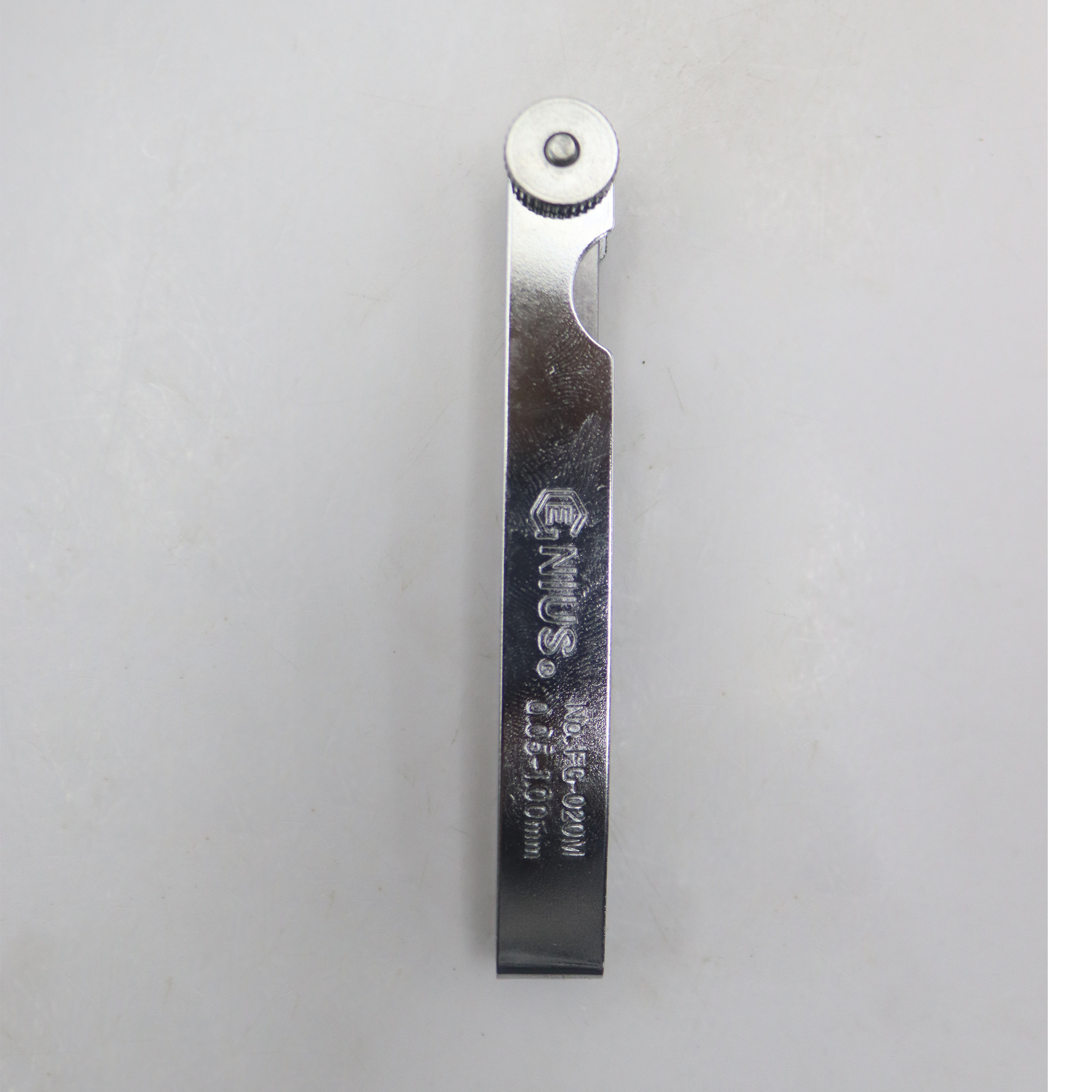 آچار فیلر جنیوس تولز مدل YP-FG-020M/0.05-1.00MM مجموعه 20 عددی