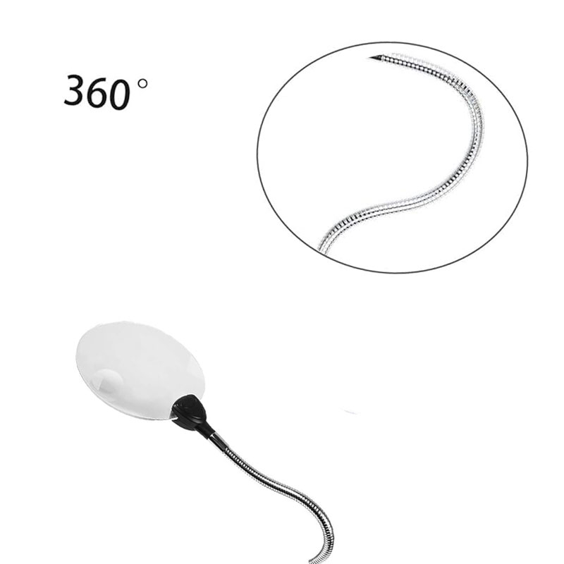 ذره بین مدل گیره اتصال به میز کامار کد MG15122_1