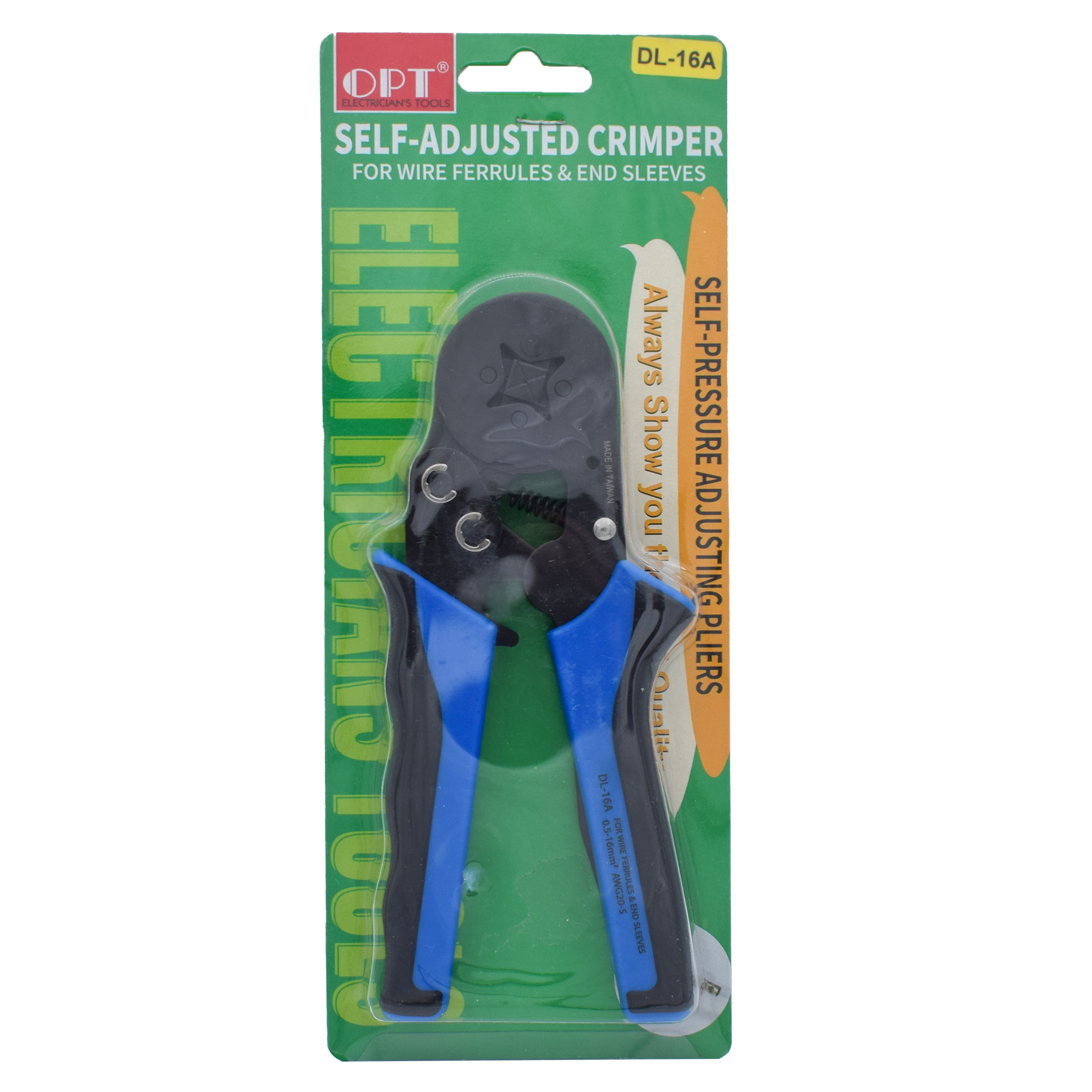 انبر پرس وایرشو او پی تی مدل DL-16A سایز 7 اینچ