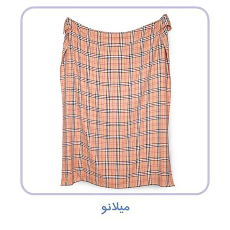 شال مبل برق لامع مدل میلانو غیرمخملی سایز 200x150 سانتی متر