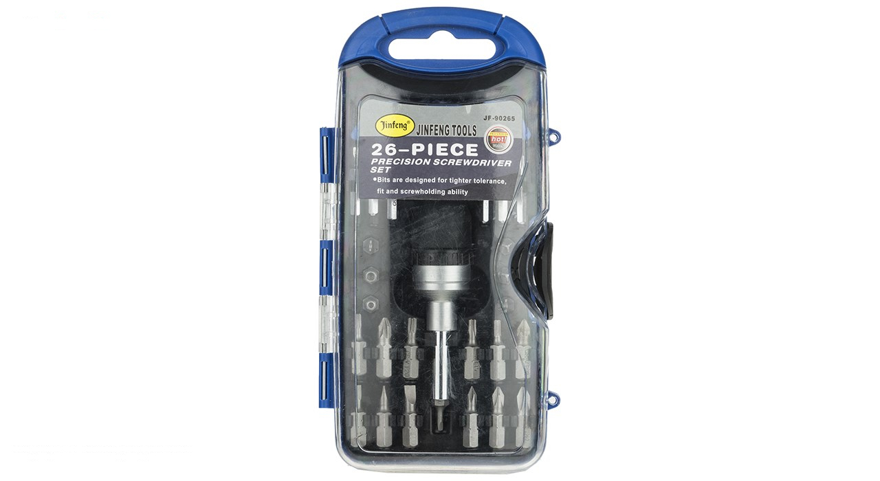 مجموعه 26 عددی پیچ گوشتی و سری پیچ گوشتی جینفنگ مدل JF-90265