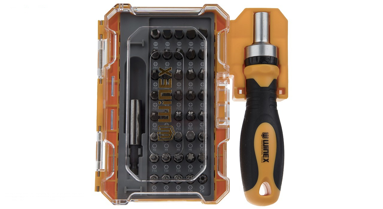 مجموعه 42 عددی پیچ گوشتی و سری پیچ گوشتی وینکس مدل EH2517