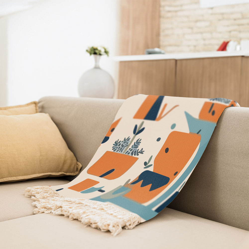 شال مبل کد Q2SH1052 سایز 98x180 سانتی متر