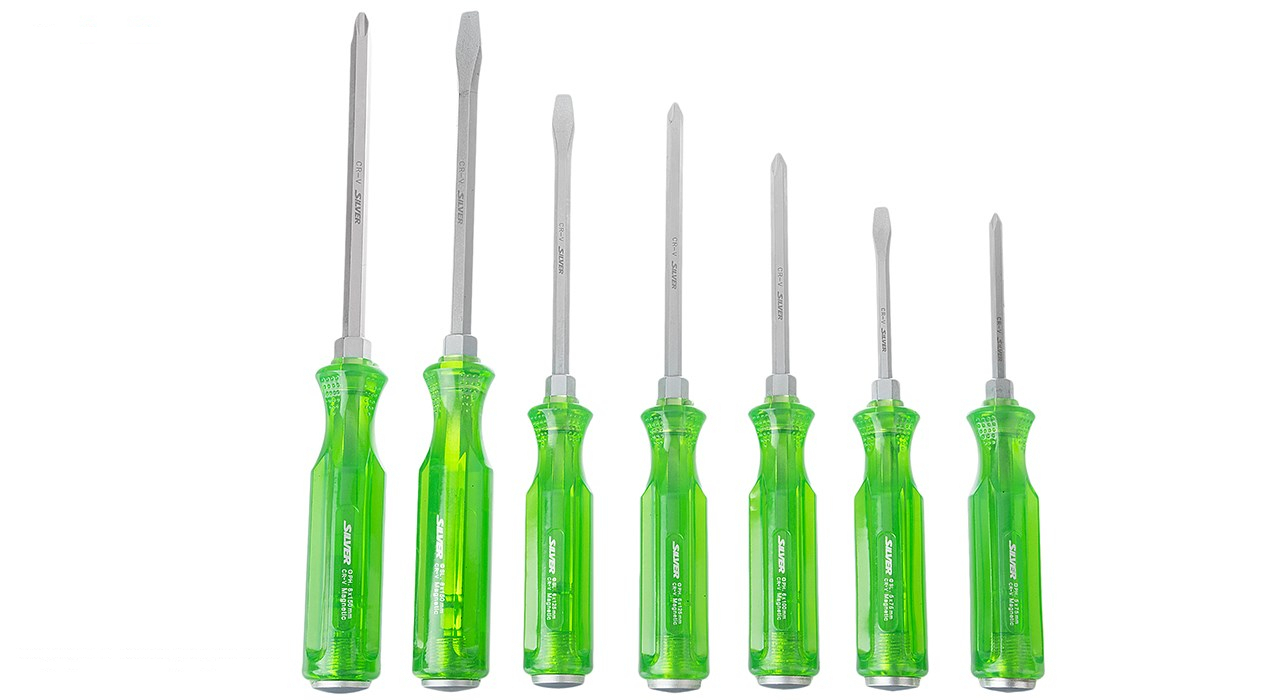 مجموعه 7 عددی پیچ گوشتی سیلور مدل GTH01B10