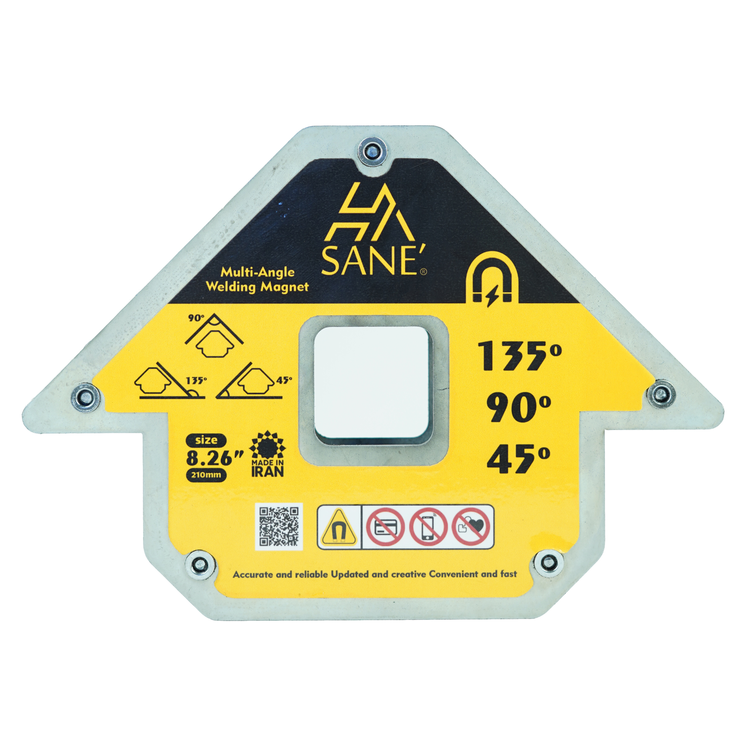 گونیا جوشکاری صانع مدل سه ضلعی کد 8/26