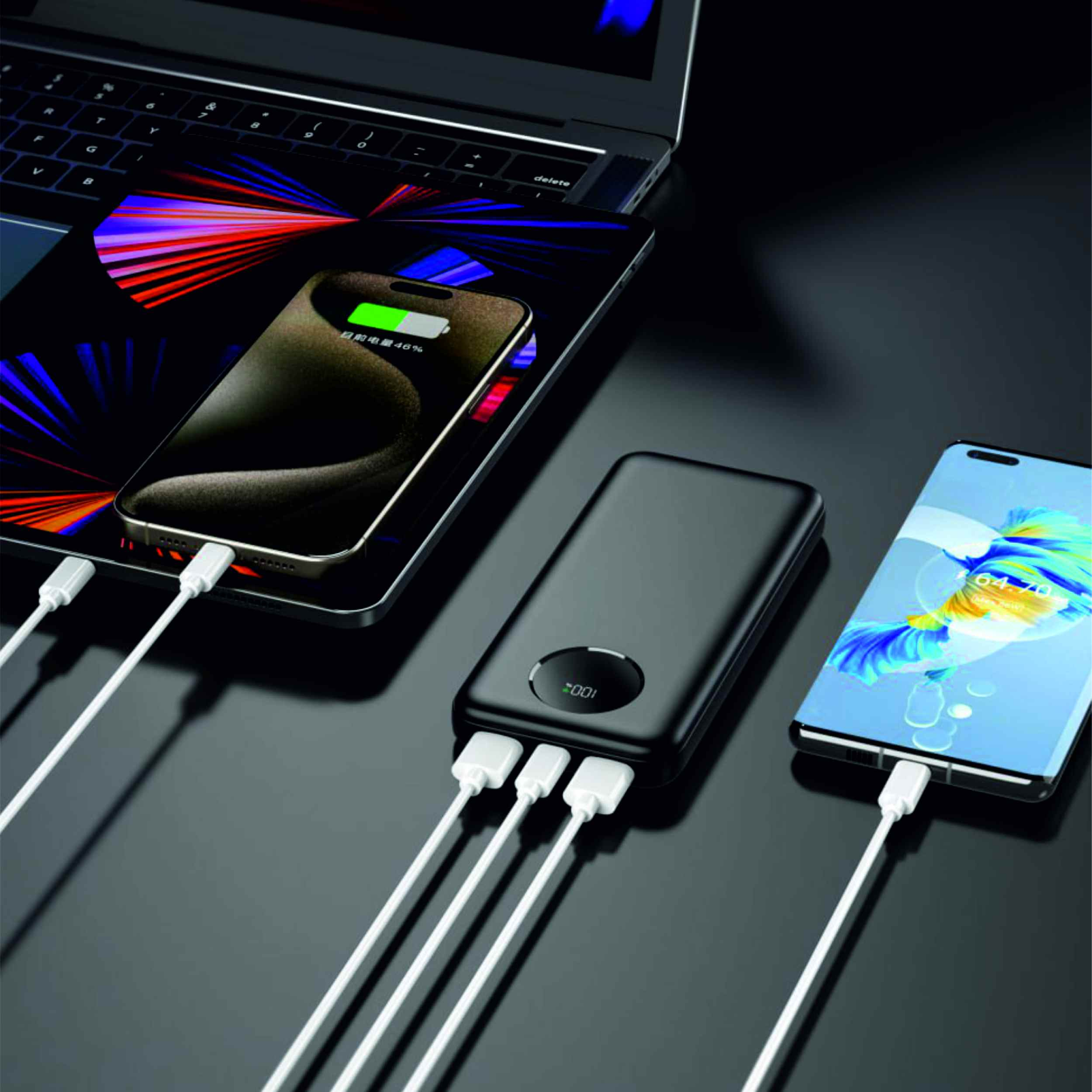 پاوربانک لاموکس مدل AD-P21 ظرفیت 10000 میلی‌آمپرساعت