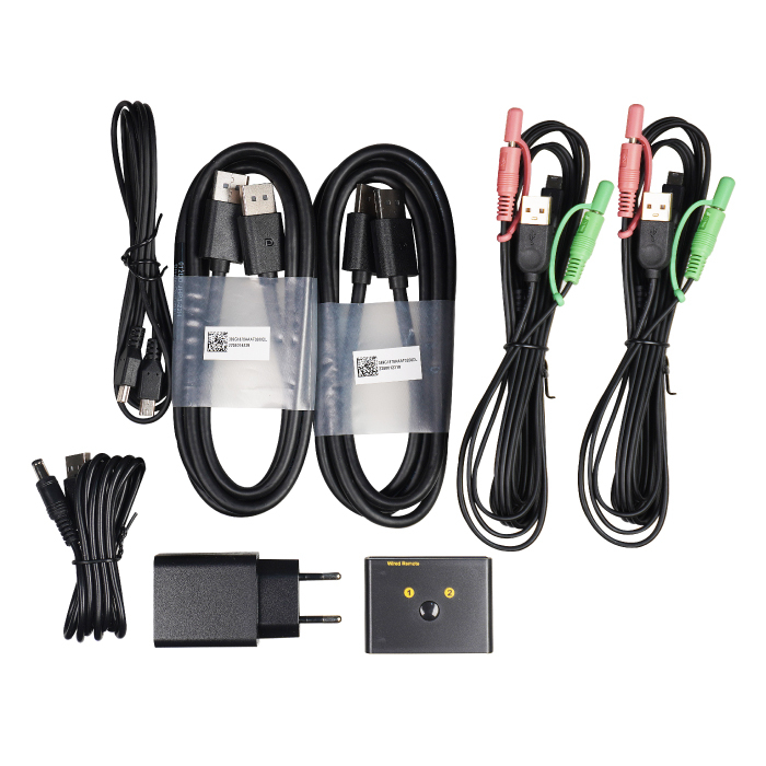 سوییچ 2 پورت KVM کی نت پلاس مدل KP-SWKDP02