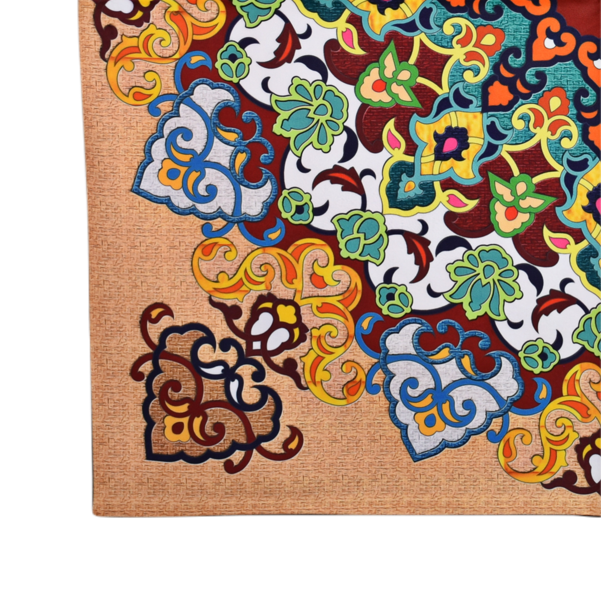 رومیزی مدل مخمل طرح لیلی مجنون کد 136