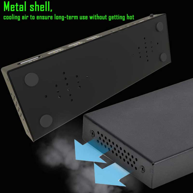 کی وی ام سوئیچ 4 پورت DisplayPort نت پیل مدل DK401