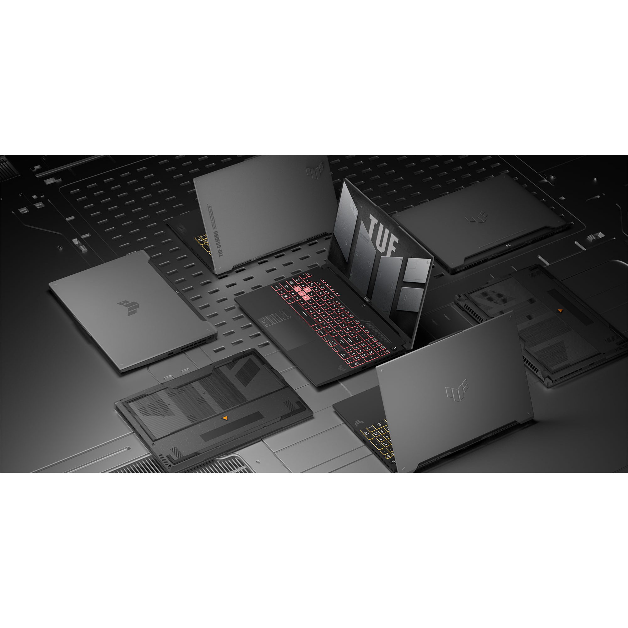 لپ تاپ 16 اینچی ایسوس مدل TUF Gaming F16 FX607VJ-RL805W-Core 5 210H-32GB DDR4 3200MHz-1TB SSD-RTX3050 6GB-FHD 144Hz - کاستوم شده