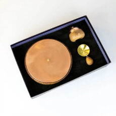 ست هدیه صنایع دستی اریسا مدل ضیافت چوب و مس