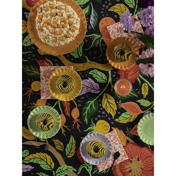 رومیزی ایکیا مدل HOOTAGILLE طرح طبیعت