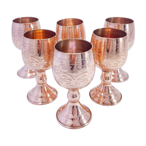 ست هفت سین سنتی مسی مدل جام کد HS68