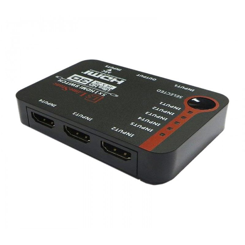 سوئیچ 5 پورت HDMI لایمستون مدل LS-HS0501