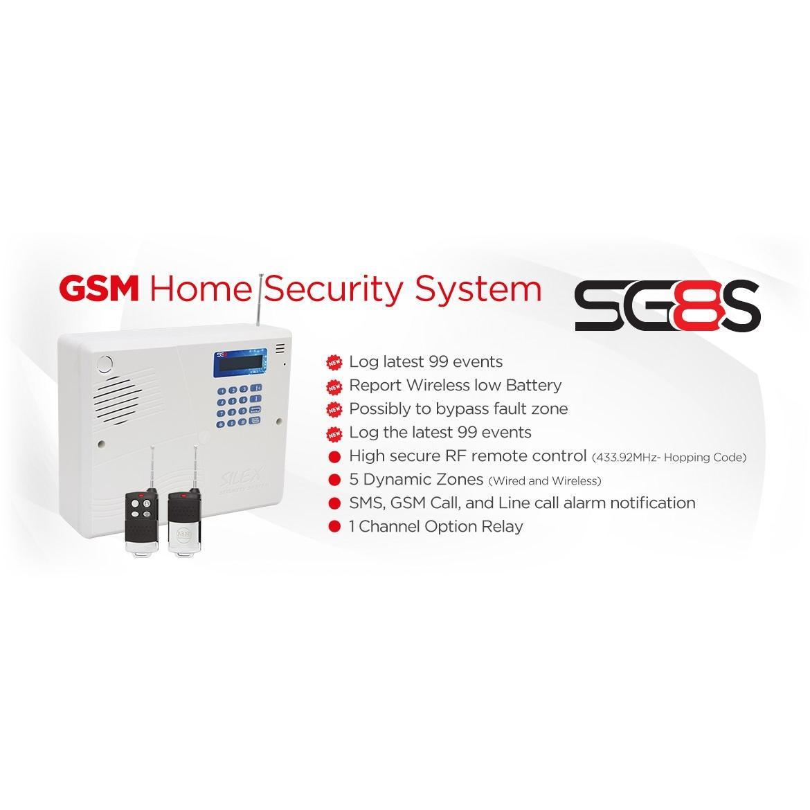 دزدگیر اماکن سایلکس مدل sg8