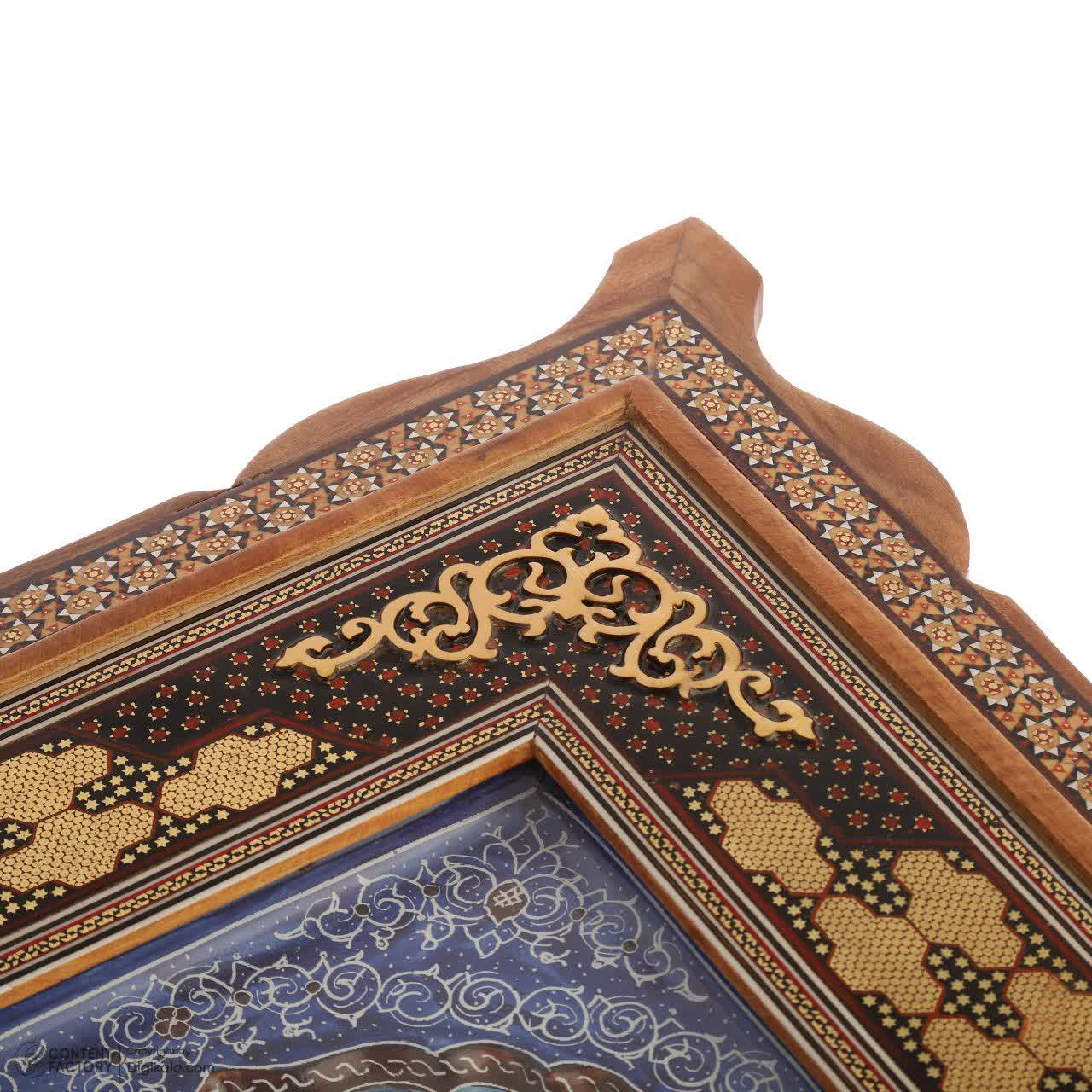 ساعت دیواری خاتم کاری کد ۴۵