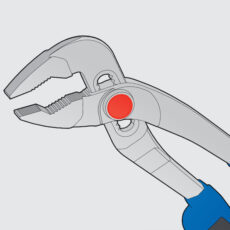 انبر کلاغی یونیور مدل 447/1HPP سایز 10 اینچ