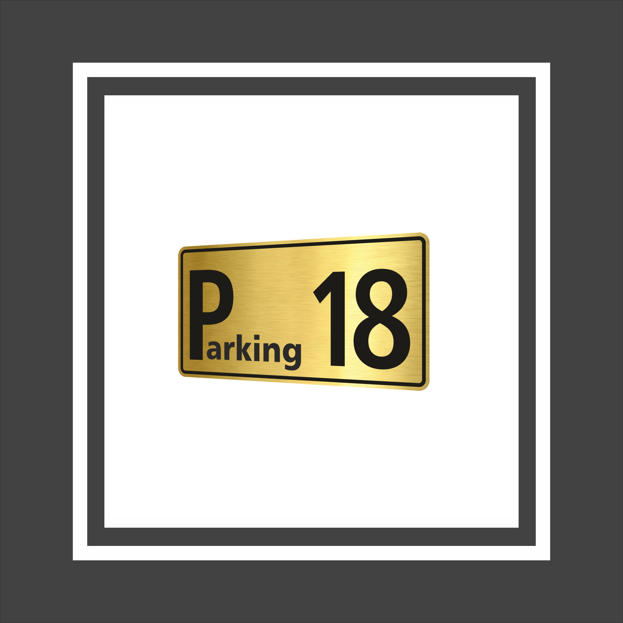 تابلو راهنما طرح پارکینگ مدل GNG618 مجموعه 18 عددی