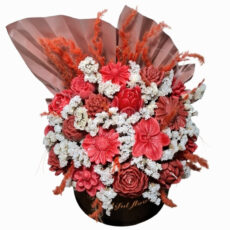 شمع مدل باکس گل 18 شاخه کد BL01